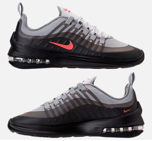 nike air max axis wolf grey total crimson